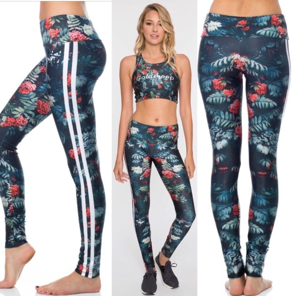 goldsheep Pants - GOLDSHEEP - Berries full length legging